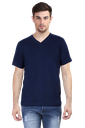 Male Vneck Half Sleeve T-Shirt