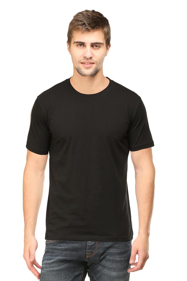 Male Vneck Half Sleeve T-Shirt