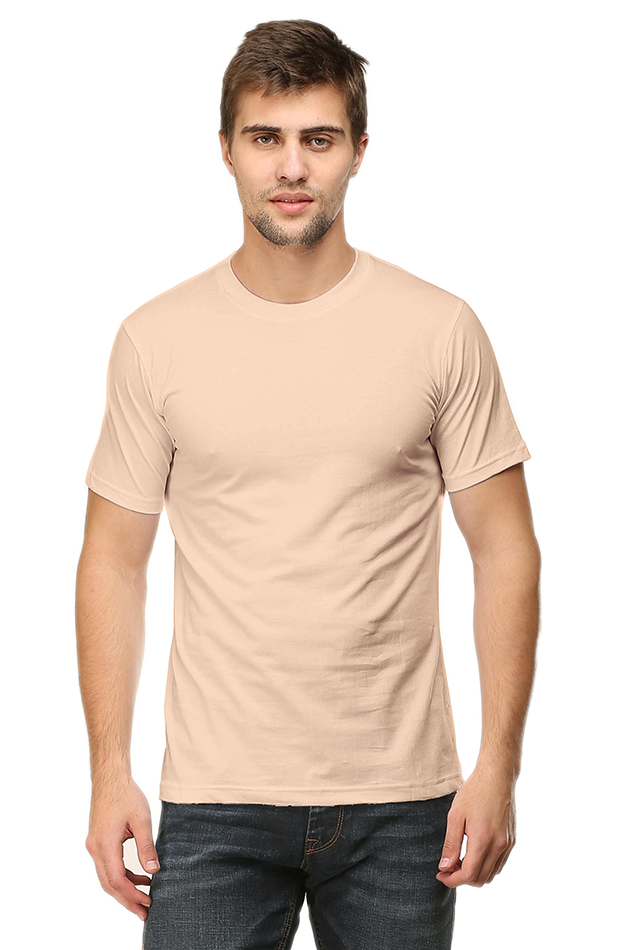 Male Vneck Half Sleeve T-Shirt