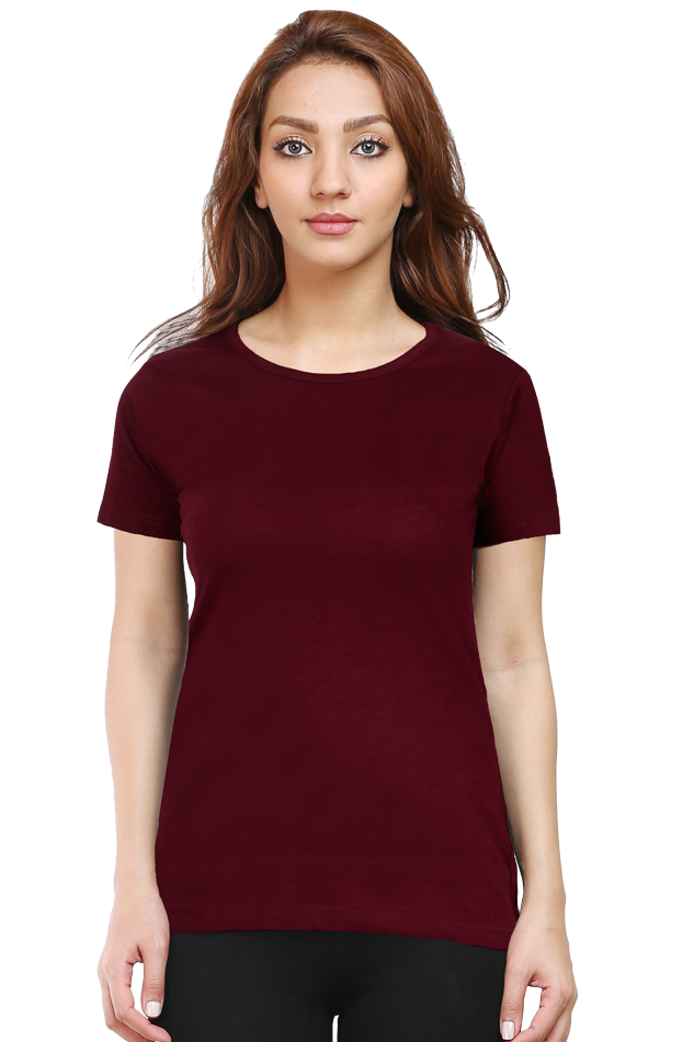 Female Round Neck Half Sleeve Classical 