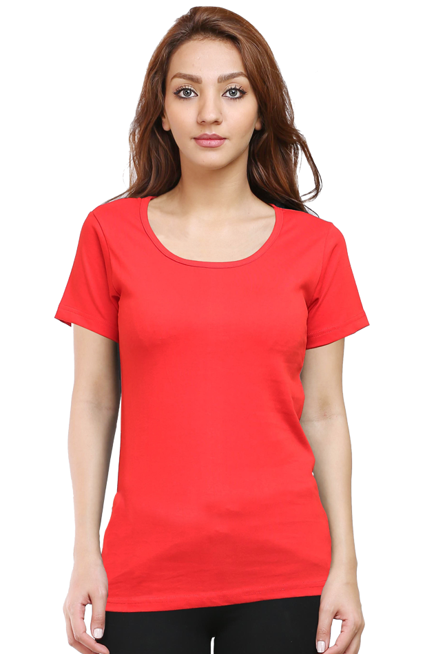 Female Round Neck Half Sleeve Classical 