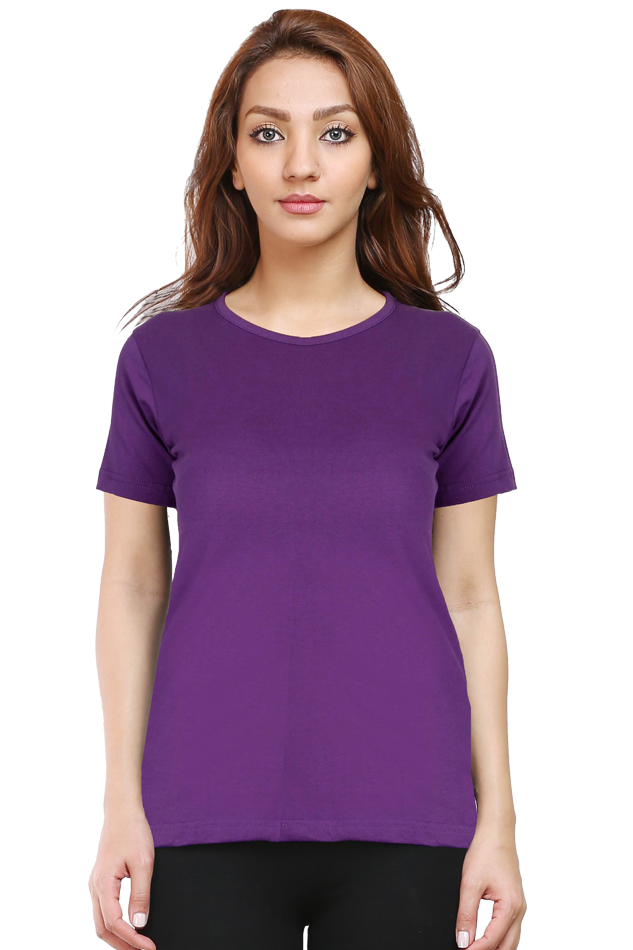 Female Round Neck Half Sleeve Classical 