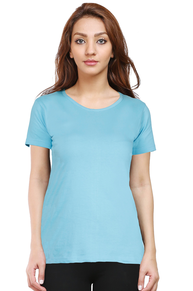 Female Round Neck Half Sleeve Classical 